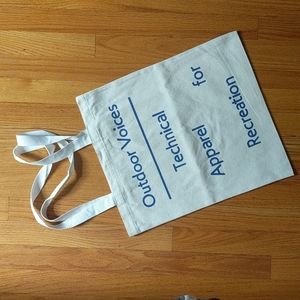 Outdoor Voices tote bag